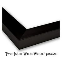 Fred Ketchum crni ukrašeni drveni oblikovani dvostruki matted muzej umjetnički print pod nazivom - u