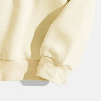 Nizine žene dugih rukava dugih rukava u boji majica Casual Side Split pulover vrhove
