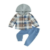 Sanviglor Baby Outfits Elastični struk kratke hlače + trake za glavu Solid boja Outfit odijelo Slatka