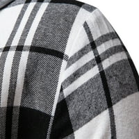 Virmaxy Ženska dukserica s kapuljačom Striped jednostavan stil okrugli vrat Top dugih rukava pulover