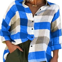 GUBOTARE WOMENS Worke Tops Womens Plus veličine Vruća V rect T majice Bluze Casual Soft Flowy Tunic