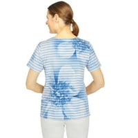 Leesechin ženska ustanova za čišćenje majica Dame Trendy kratki rukav V-izrez V-izrez V-izrez Radna