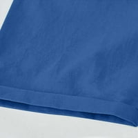 Žene Ležerne modne majice Solid Color V izrez kratki rukav ovratnik dugmadi Cardigan bluza vrhovi za