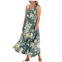 Haljine za žene Ženska haljina za sunčanje Čvrsta duboka duboka V-izrez sunčana haljina kratka modna