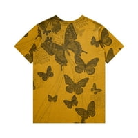 Ženske vintage čipke patchwork luk V-izrez Tri četvrtine bluze vrhunske majice Ljeto Plus Plus vrhova