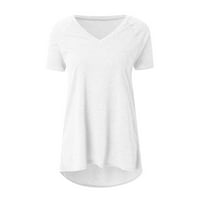 Miayilima šifonska majica za žene Casual Square vrat dugih rukava bijeli vrhovi šifon košulja Elegantni