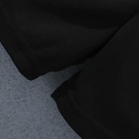 ManXivoo duge haljine za žene Ležerne prilike Casual Fashion V izrez kratkih rukava u boji Tie Tie Boja