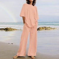Ženska mini bačva haljina Čvrsta boja plišane obrezivanje brodom-vrat bez rukava bez rukava ljeto omotana