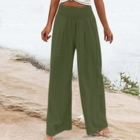 Xinqinghao Plus Veličina Yoga hlače za žene Žene Leptir Print Topla Zimska hlače Pantalone hlače Široke