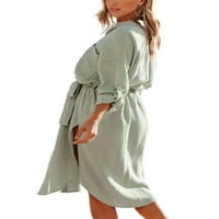 Haljine za žene Elegantna moda retro punk plaid print sipt suknje sa patentnim zatvaračem s kratkom