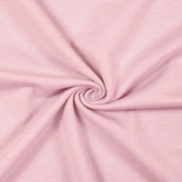 Stamzod Hlače za žene Ljeto u boji Slaboj boji Pokreće hlače Ležerni elastični struk pamuk i posteljina
