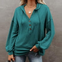 Plus size za žene Žene Žene Factory Design Prolećni stil dugih rukava Nepravilno pulover Majice za žene