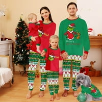 Zodanni mammy tata Dječja noćna odjeća elastična struka Porodica Pajamas Set vrhovi i hlače Spavaće