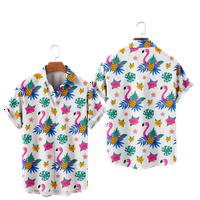 HVYesh ženski ljetni vrhovi labavi fit modni ženski kauzalni bluza za ispis na vratu kratki rukav majica