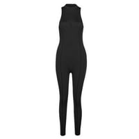 Majčin dan poklon odjeća, AXXD Multi džepni kombinezon Sportske hlače Pješačke hlače Žene Cleance Crno