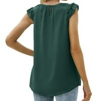 Košulje s dugim rukavima za žensko odobrenje plus veličina Žene V Vrat Striped Roll up rumenilo dolje