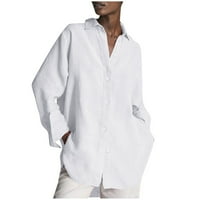Ženske vrhove bluza Žene kratkih rukava Radni odjeća Grafički otisci Summer Crew majica izrez svijetlo