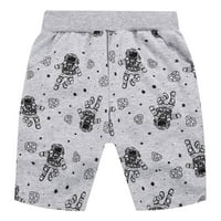 Booker Toddler Boys Shorts Ljetne Mid Hlače Dječački kratke hlače Dinosaur astronaut ljetni dječaci